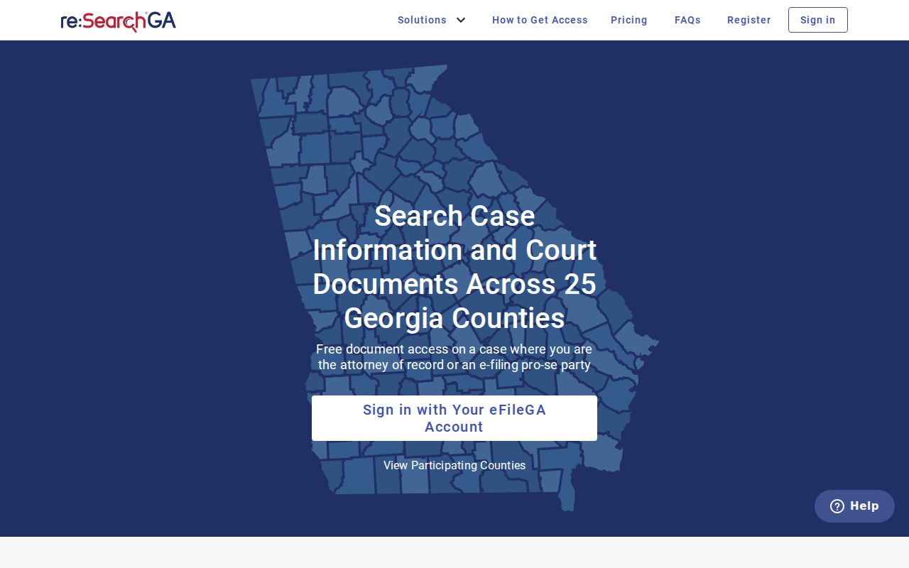 Georgia court portal used to verify Brooks County 72-hour releases