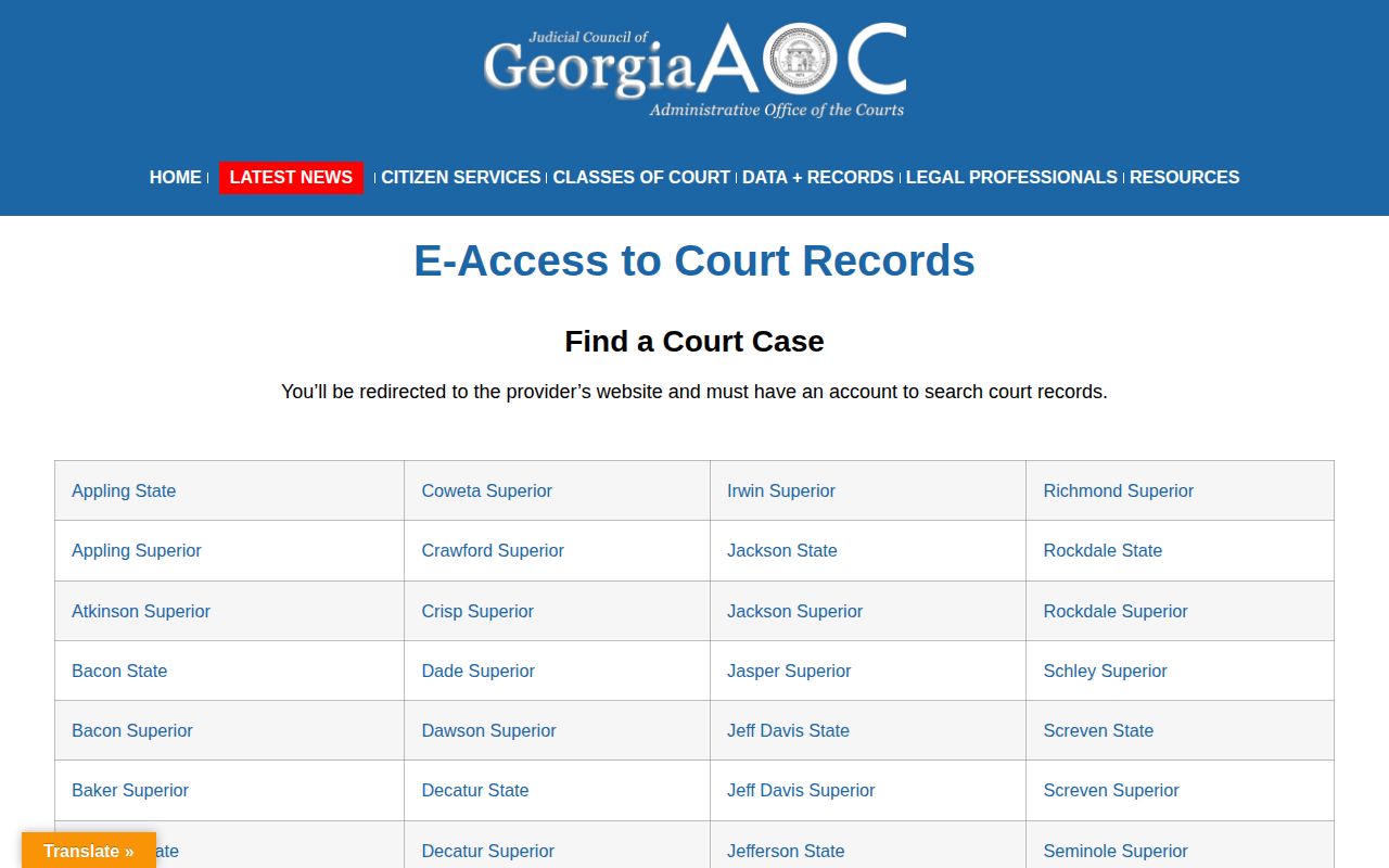 Brooks County court records access for release orders and dispositions