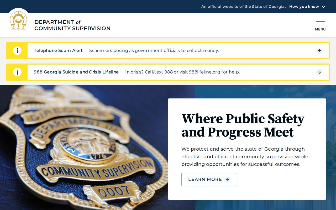 Georgia DCS Brooks County parole and probation supervision source