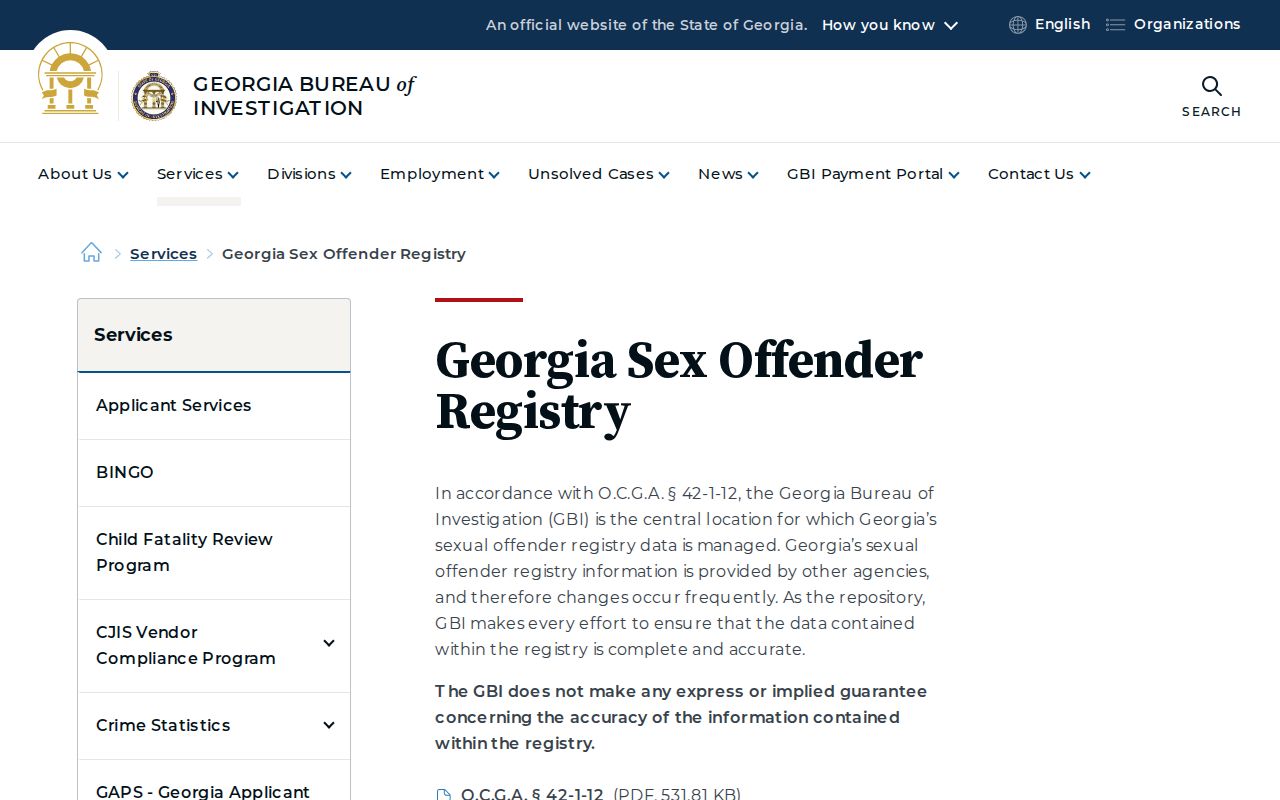 Georgia sex offender registry records and photos for Brooks County